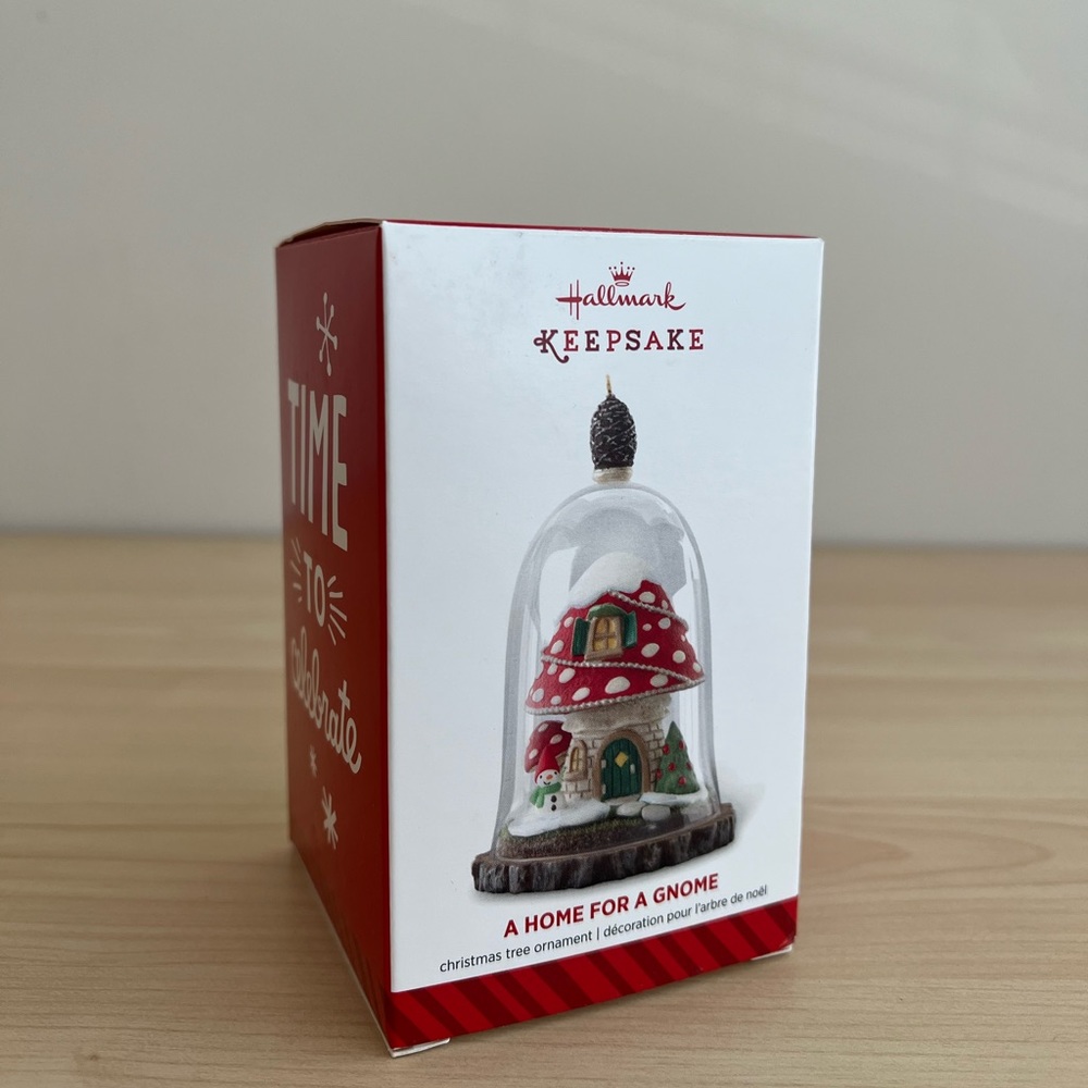 NIB 2014 Hallmark Ornament A Home For a Gnome